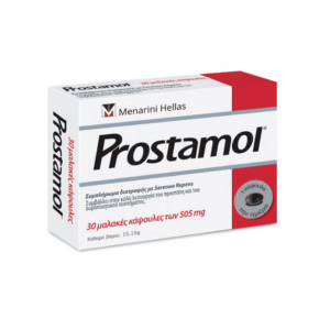 Menarini Prostamol, Συμπλήρωμα Διατροφής για τη Φυσιολογική Λειτουργία του Προστάτη - 30 Μαλακές Κάψουλες