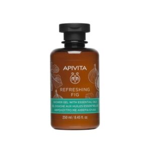 Apivita - Refreshing Fig Shower Gel, Αφρόλουτρο με Αιθέρια Έλαια 250ml