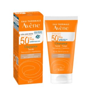 Avène - Cleanance Solaire Teintee SPF50+ Αντιηλιακή Κρέμα Προσώπου με Χρώμα 50ml