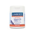 Lamberts - Vitamin D3 1000iu (25μg) Υγεία Οστών, Δοντιών, Ανοσοποιητικού - 30caps