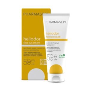 Pharmasept Heliodor Face Sun Cream SPF50, Αντηλιακό Προσώπου, Ντεκολτέ & Χεριών - 50ml