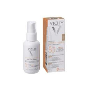 Vichy - Capital Soleil UV-Age Daily Tinted Light, Αντηλιακή Κρέμα Προσώπου SPF50+ με Χρώμα - 40ml
