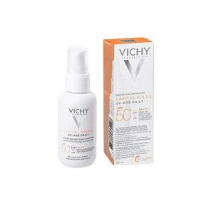 Vichy - Capital Soleil Λεπτόρευστο Αντηλιακό Προσώπου Κατά Της Φωτογήρανση UV-Age Daily Spf50 40ml