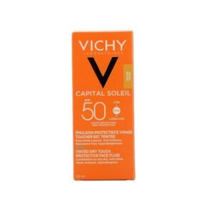 Vichy - Capital Soleil Mattifying Face Tinted Dry Touch SPF50+, Αδιάβροχη Αντηλιακή Κρέμα Προσώπου με Χρώμα 50ml