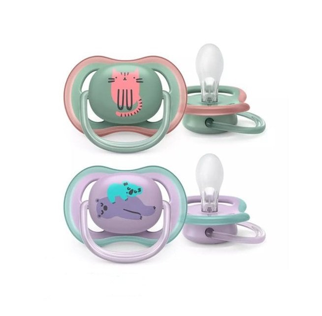 8710103993117-PHILIPS-AVENT-Ultra-Air-6-18m-Πιπίλα-Σιλικόνης-Γάτα-&-Κοάλα_2τεμ-olgaspharmacy