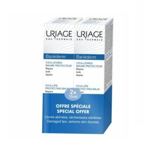 Uriage Promo Bariederm - Cica Lips, Επανορθωτικό & Ενυδατικό Βάλσαμο για Ξηρά & Σκασμένα Χείλη - 2x15ml