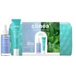 Clinea Limited Edition Gift Set Hydration Essentials Hyaluronic Waterbomb, Oρός Προσώπου - 30ml, Smoothie Κρέμα Ματιών - 15ml & Δώρο Νεσεσέρ (1σετ)