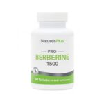 Natures Plus Berberine 1500mg, Συμπλήρωμα Διατροφής για Υποστήριξη του Καρδιαγγειακού Συστήματος & Μεταβολισμό Λίπους - 60 ταμπλέτες