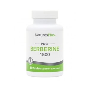 Natures Plus Berberine 1500mg, Συμπλήρωμα Διατροφής για Υποστήριξη του Καρδιαγγειακού Συστήματος & Μεταβολισμό Λίπους - 60 ταμπλέτες