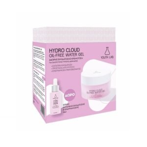 Youth Lab Promo Hydro Cloud Value, Σετ Oil-Free Ενυδατικό Κρεμοτζέλ Προσώπου - 50ml & Δώρο Ενυδατικός Ορός Προσώπου με Υαλουρονικό Οξύ - 15ml (1σετ)