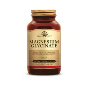 Solgar Magnesium Glycinate, Συμπλήρωμα Διατροφής με Γλυκινικό Μαγνήσιο - 60 κάψουλες