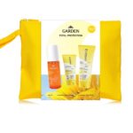 Garden Promo Total Protection Bag, Αντηλιακό Γαλάκτωμα με Εκχύλισμα Ροδιού Πρόσωπο & Σώμα SPF50 -75ml & Αντηλιακή Κρέμα Προσώπου με Υαλουρονικό Οξύ SPF50 -25ml & Λάδι Μαλλιών με Αντηλιακή Προστασία -100ml & ΔΩΡΟ Νεσεσέρ (1σετ)