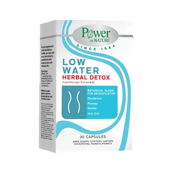 5200321016239-Power-of-Nature-Low-Water-Herbal-Detox-Συμπλήρωμα-Διατροφής-για-Αδυνάτισμα-30-κάψουλες-olgaspharmacy