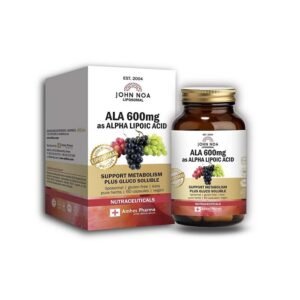 John Noa Liposomal ALA 600mg as Alpha Lipoic Acid, Συμπλήρωμα Διατροφής Άλφα Λιποϊκού Οξέος με Αντιοξειδωτική & Αντιγηραντική Δράση - 60 κάψουλες