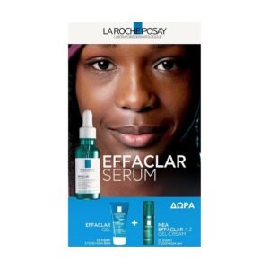 La Roche Posay Promo Effaclar Serum, Ορός κατά των Eπίμονων Aτελειών - 30ml, Δώρο Effaclar Gel - 50ml & Effaclar A.Z Gel-Cream - 3ml - 1σετ